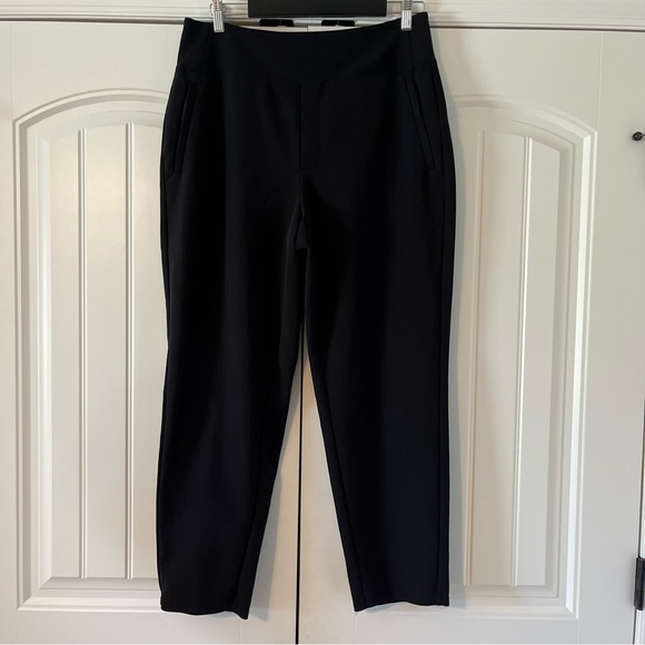 Athleta Endless High Rise Pant Black Size 12 Athleisure Travel Office - Picture 3 of 10